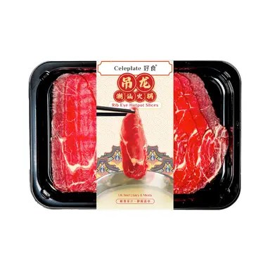 Celeplate Rib Eye Hotpot Slices 150g 