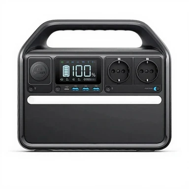 Anker 535 PowerHouse Draagbare Powerstation 512 Wh Zonnegenerator Snelladen voor Kamperen/Reizen/Noodzaken