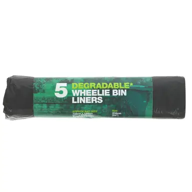D2W Wheelie Bin Liners 5 Rolls 240l