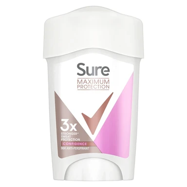 Sure Maximum Protection Anti-Perspirant Cream Confidence 45 ml