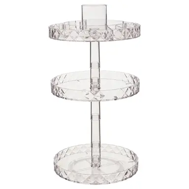 Maison by Premier Beauty Three Tier Revolving Cosmetic Organiser