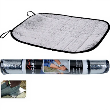 Zitmat 35 x 44 cm Aluminium