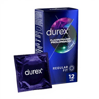 Durex Plaisir Prolongé - Boîte de 12 Préservatifs MM(12) MCD