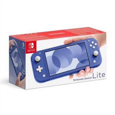 Console portable Nintendo Switch Lite Bleu 32 Go - Version japonaise (adaptateur de prise inclus)