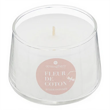 Scented Candle in Glass - 110g -  Cotton Flower