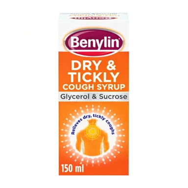 Benylin Dry and Tickly Cough Syrup, Adults and Children 150ml