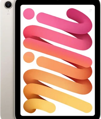 Apple iPad Mini (A17 Pro): 8.3 inch Liquid Retina Display, 256 GB, WiFi 6E, 12 MP Front/12 MP Rear Camera, Touch ID, All Day Battery - Polar Star