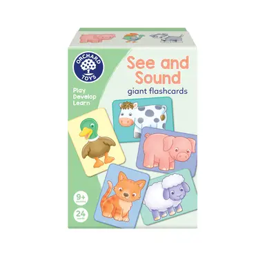 Orchard Toys See and Sound Giant Flashcards