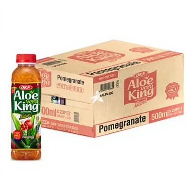 OKF Aloe Vera King Granatapfel 20 x 500 ml 1 Kiste [inkl. €0,15 Pfand]