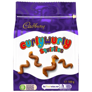 Cadbury Curlywurly Squirlies 100g