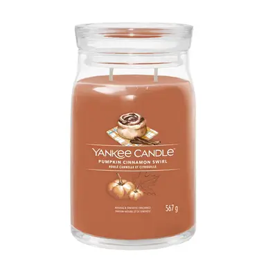 Yankee Candle Signature Jar Pumpkin Cinnamon Swirl 567g