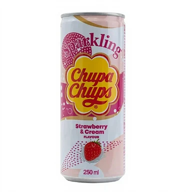 Chupa Chups Aardbei & Room 250 ml 