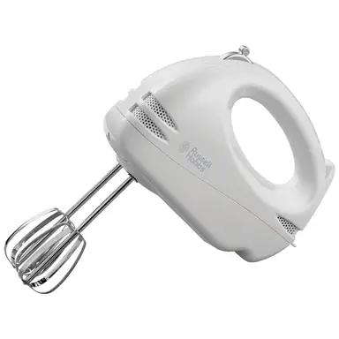 Russell Hobbs Food Collection Hand Mixer, Non Stick, Compact, Fast Heat Up, Adjustable, Stylish - 14451