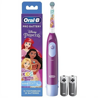 Oral-B Pro Elektrische Tandenborstel op Batterijen met Disney Cars of Disney Prinsessen