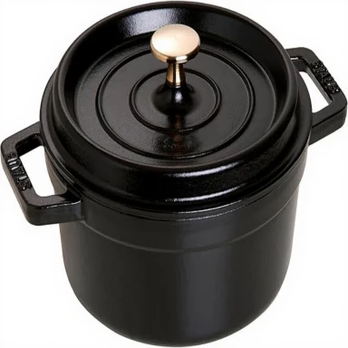 Staub Cocotte Gusseisen-Schmortopf mit Deckel – 20 cm – 2,2 L