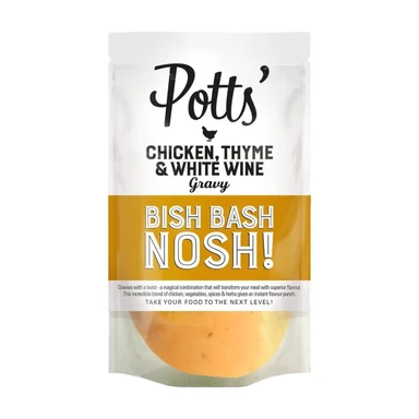 Potts Chicken, Thyme & White Wine Gravy 350g