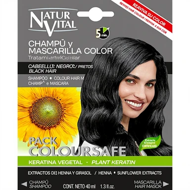 NATUR VITAL SET COLOURSAFE BLACK 40