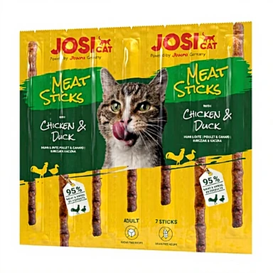JosiCat Fleischsticks Huhn & Ente 7 x 5 g