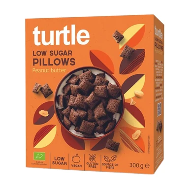 Turtle Organic Peanut Butter Pillows 300g