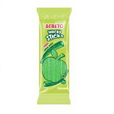Bebeto Wacky Stick Crazy Appel 180 g