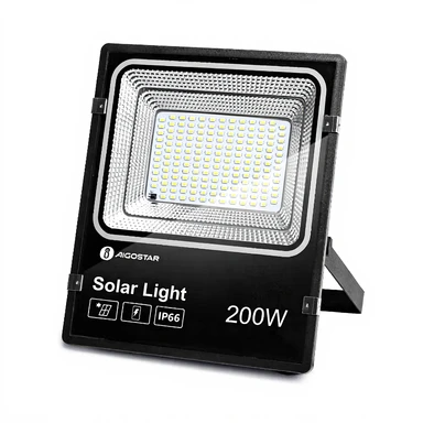 Aigostar Modèle 04 - Projecteur solaire, 200 W, 2 000 lm, IP66, Batterie 15 000 mAh