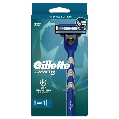 Gillette Mach3 Razor for Men, 1 Razor Handle, 1 Blade Refill