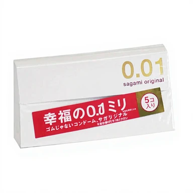 Sagami Happiness 001 Condooms (5 stuks per doos)