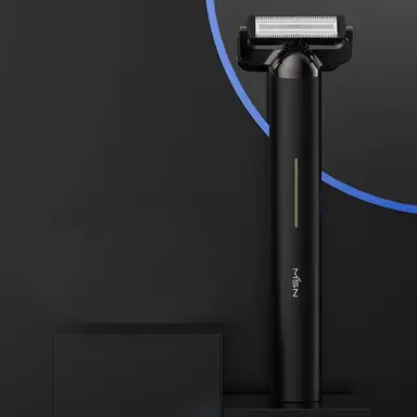 MSN Men's Electric Shaver – Multi-Function Shaver, Smart Beard Trimmer, IPX5 Waterproof, Wet & Dry Shave, Unique 3-Way Blade Design, Patented Enclosed Head, T8