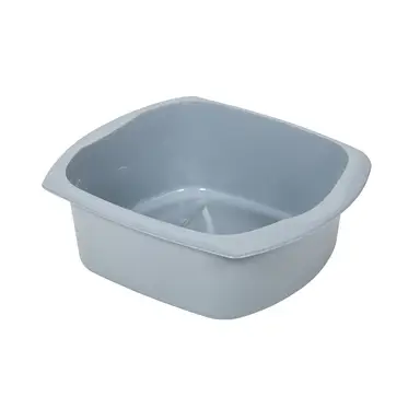 Addis Eco 100% Recycled Plastic Washing Up Bowl, 9.5L- Light Grey