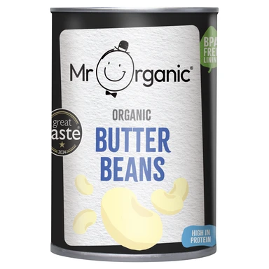 Mr Organic Organic Butter Beans 400g