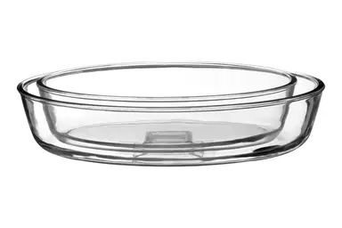 Maison by Premier Set Of Two Oval Glass Oven Dishes