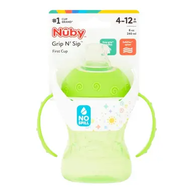 Nuby Sipeez First Cup Grip 'n' Sip 4+ Months 240ml
