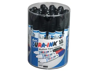 Markal DURA-INK® 55 Medium Taper Marker Black 20 Pack