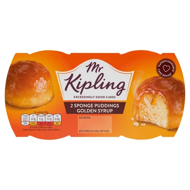 Mr Kipling 2 Golden Syrup Sponge Puddings 2x95g