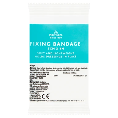 Morrisons Fixing Wound Care Bandage 5cm x 4m - 1 Bandage