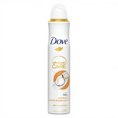 Dove Advanced Care Anti-perspirant Deodorant Spray Coconut & Jasmine Flower Scent 200ml