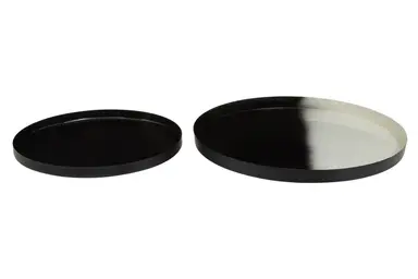 Fifty Five South Decorative Trays Rasmus Ombre Black/White 2pcs