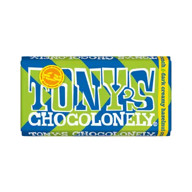 Tony's Chocolonely Dark Creamy Hazelnut Crunch 180g