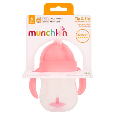 Munchkin Tip & Sip Weighted Straw Cup 6+ Months