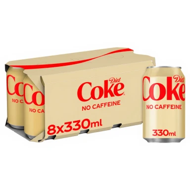Coke Diet Caffeine Free 8Pk 8X330ml
