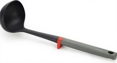 Joseph Joseph Écumoire avec support intégré - pelle en silicone - gris et noir