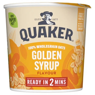 Quaker Oat So Simple Golden Syrup 57g