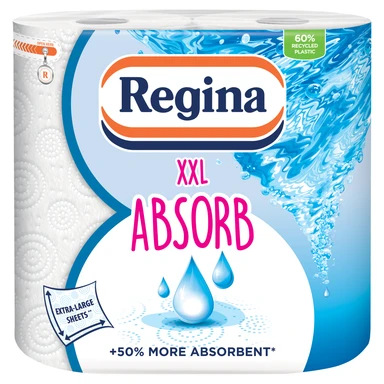 Regina Blitz XXL Absorb Kitchen Roll, 2-Ply, 2 Rolls