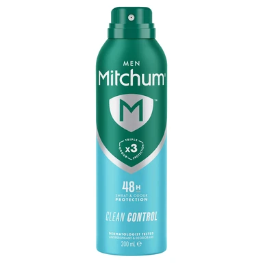 Mitchum Men Clean Control Antiperspirant & Deodorant 200ml