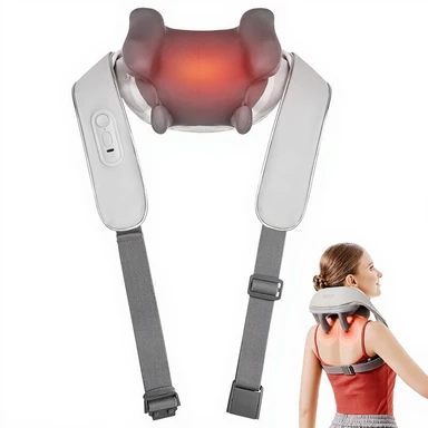 SKG H5 Mini Nek- en Schoudermassageapparaat 6 Massagekoppen 3 Modi 2 Instelbare Temperatuur