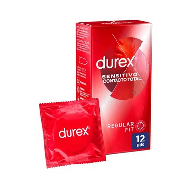 Durex Sensitivo Total Contact Préservatifs - Boîte de 12