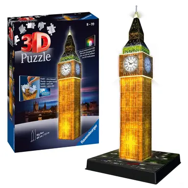 Ravensburger Big Ben Light Up 3D 216 Piece Puzzle