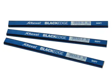Blackedge Carpenters Pencils 12 Pack (Soft Graded Pencils)