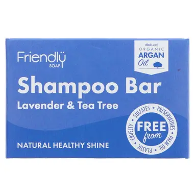 Friendly Soap Shampoo Bar - Lav & Tea Tree 95g