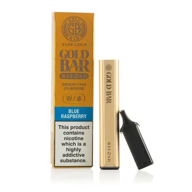 Gold Bar Reload Prefilled Pod Kit  Blue Raspberry